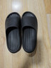 京东京造【泡泡云】踩屎感厚底轻盈防滑外穿拖鞋新款拖鞋男士 黑色42-43 实拍图