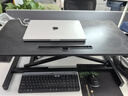 代斯克升降电脑桌升降架站立式工作台办公站立式气动电脑支架办公书桌 豪华气动无极升降—黑色80cm 实拍图
