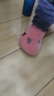 秋冬薄款地板鞋儿童居家熊爪袜套男女防滑卡通软底一脚蹬家居拖鞋 粉色爪 140适合脚长13.4-14.3cm 实拍图