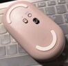 罗技（Logitech）时尚系列 PEBBLE鼠标 无线蓝牙鼠标 办公静音鼠标 女性鼠标对称鼠标 鹅卵石造型 玫瑰粉 实拍图