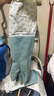 Titanfine添赞加长家务乳胶手套1副M码清洁洗衣家用耐磨防水套袖秋冬蓝色 实拍图