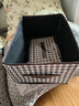 千鸟格收纳箱大尺寸硬板裤子收纳盒牛仔裤毛衣收纳神器女士手提包 限量-千鸟格收纳筐 实拍图