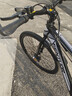 EG7山地自行车成人学生变速越野单车双减震赛车26寸青少年男女 辐条【加厚防滑轮-更安全】黑白 26寸21速【适合：160-180CM】 实拍图