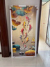 普兽带灯荷花九鱼图入户玄关装饰画客厅走廊过道竖版挂画聚财玄关挂画 九鱼聚财K款 90*180CM【推荐墙宽度121~140CM】 高端晶瓷面（高清进口画芯+铝合金边框 实拍图