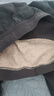 宝派保暖内衣套装男士含羊绒桑蚕丝抗菌情侣打底恒温女秋衣秋裤秋冬季 羊绒暖护贴男黑灰 XL 实拍图