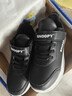 SNOOPY史努比童鞋儿童运动鞋冬季男女童保暖二棉轻便小白鞋2867黑色34 实拍图