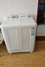 海尔（Haier）【双重补贴】小神螺洗衣机半自动双缸双桶9KG强力去污操作简单老人轻松用水电分离移动脚轮可挪动 9公斤小神螺【现货充足 多仓就近速发 乡镇可达】 实拍图