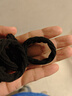 INS韩风简约加粗高弹力扎头发基础款纯色头绳女发绳皮筋发圈发饰 黑色毛巾圈花型随机-10根 实拍图