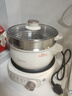 美的（Midea）电煮锅 电蒸锅 电炒锅 电热锅 2.6L分体式 小型1-2人学生宿舍多功能锅泡面锅 XZC2088S 配蒸笼 实拍图