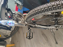 喜德盛山地自行车黑客380避震前叉21速禧玛诺变速X6铝合金车架通勤代步 黑/灰色（26款） 17寸（建议身高165-180） 实拍图