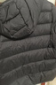 优衣库童装男童女童高级轻型羽绒连帽外套帽子可拆卸471377 09 黑色 110 实拍图