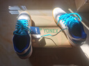 YONEX尤尼克斯羽毛球鞋yy入门级训练减震动力垫男女SHB101CR 白/蓝42码 实拍图