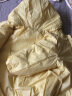 乖奇熊男女宝宝连帽羽绒服冬季保暖加厚外衣上装婴儿造型可爱白鸭绒外套 明黄色/小蜜蜂 80cm 实拍图