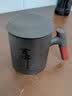 豪祥（HAOXIANG）豪祥紫砂茶杯茶水分离办公杯马克杯家用接待带盖过滤内胆喝泡茶杯 木手柄紫砂办公杯-舍得-三件套 实拍图