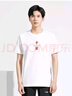 李宁（LI-NING）短袖t恤男夏款潮流印花情侣款半袖宽松休闲透气圆领纯棉运动T恤 实拍图