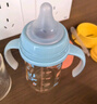贝亲（Pigeon）PPSU双把手防胀气奶瓶240ml 丛林小兔 M号奶嘴 3月+ AA218 实拍图