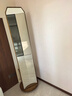 唯博思 穿衣镜全身落地镜家用卧室实木挂衣架轻奢可旋转带抽屉一体试衣镜子  B15款胡桃色_带滚轮 实拍图