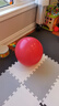 羊角球儿童感统训练蹦蹦球幼儿园宝宝健身跳跳球充气骑坐弹跳玩具 加厚45cm红色熊猫【材质/强承重 实拍图