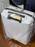 新秀丽（Samsonite）行李箱20英寸简约大波浪箱登机拉杆箱旅行箱KJ1丁香紫密码箱 实拍图
