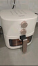美的（Midea）空气炸锅免翻面易用双旋钮 家用实用大容量5.3L 多功能空气炸锅蒸烤一体 金属内腔  MF-KZE535J5 实拍图
