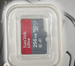 闪迪（SanDisk）256GB TF(MicroSD)内存卡 4K极速金卡A2 V30 U3行车记录仪 运动相机无人机 监控存储卡 读190MB/s 实拍图