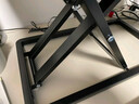 毕亚兹 升降桌 电脑桌 站立式办公升降工作台 显示器增高支架气动显示器台式机笔记本桌家用坐站交替黑色 实拍图
