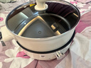 美的（Midea）电火锅 火锅专用锅3-4人 电锅一体家用多功能锅 一锅多用宿舍电煮锅 电热锅分体可拆 6L 【大容量|1800w速沸】HGE28T71 实拍图