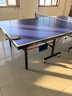红双喜专业滚轮折叠乒乓球台标准比赛TK2系列球桌含球拍网架乒球 实拍图