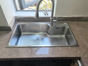 欧琳（OULIN）京东集采水槽大单槽厨房洗菜盆304不锈钢拉丝洗菜池一体盆大容量 实拍图