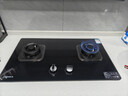 康佳（KONKA）燃气灶煤气灶双灶家用【国家补贴】 5.2kW天然气嵌入式台式双灶具 玻璃面板JZT-B500Y（天然气） 实拍图