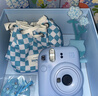INSTAX富士instax立拍立得 一次成像相机 mini12精美礼盒 海岛绣球 含10张fafa花边相纸 实拍图