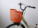EG7自行车成人女士轻便单车通勤上班变速普通亲子复古男式 【基础款】单速-黄 26英寸【适合:155-175cm】 实拍图