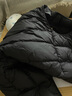 京东京造【零压系列】轻薄羽绒服男外套冬季 防钻绒马甲背心男 曜石黑 XL 实拍图