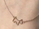 AGATHA/瑷嘉莎 法式镂空小狗项链女士 生日礼物送女友闺蜜高级感吊坠 玫瑰金色 实拍图