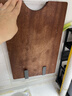 京东京造 菜板 砧案板切菜家用双面实木抗菌 【乌檀整木】40*27*2.5cm 实拍图