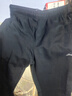 李宁儿童加绒裤子秋冬季宽松休闲卫裤男童直筒裤棉质亲肤青少年运动裤 黑色-直筒裤【春秋款】 160 cm 实拍图