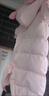 巴拉巴拉童装婴儿羽绒服连体衣宝宝2025新款冬装加厚保暖哈衣爬服萌趣造型 粉色小猫-白鸭绒 90 cm-充绒量90g起 实拍图