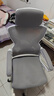 朗域轩品人体工学电竞椅人工力学座椅久坐护腰宿舍游戏电脑椅子可躺写字椅 【4级气杆】可后躺+乳胶-白灰 120-155度(含) 联动扶手 四向腰托 实拍图