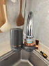 美的（Midea）净水器水龙头过滤器家用自来水滤水器直饮前置过滤器厨房卫生间通用除水垢除余氯双出水可清洗滤芯 一机一芯【可清洗滤芯】 实拍图