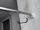 京东物流 伸缩杆免打孔晾衣杆阳台支撑晾衣柜挂衣杆卫生间浴帘杆 【加粗22管径】可伸缩50-80cm 实拍图