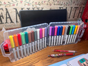 得力（deli）24色熊猫直液式软头丙烯马克笔圆杆生日礼物防水手绘咕卡荧光记号笔涂鸦HM386-24美育 实拍图