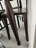 家逸实木凳子家用餐椅子可叠放小板凳餐桌凳创意方凳简约小凳子 实拍图