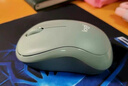 罗技（Logitech）M221 轻音鼠标 无线鼠标 办公鼠标 对称鼠标 带无线微型接收器 薄荷绿 实拍图