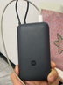 小米（MI）【3C认证】小米充电宝移动电源 10000  自带线双向快充口袋版  浅咖色 可上飞机/火车 实拍图
