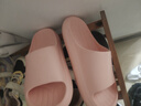 朴西新款EVA踩屎感厚底拖鞋女士居家室内情侣拖鞋男 薄荷绿 35-36 实拍图