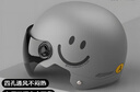 新日新日3C国标认证摩托电动车头盔男女四季通用骑行电瓶车半盔安全帽 火山灰【防晒短镜】 3C新国标A类 实拍图