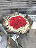 梦馨鲜花鲜花速递33朵红玫瑰花束送女友老婆生日礼物全国同城配送 33朵红玫瑰花束-女王款 实拍图