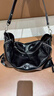 蔻一（Cnoles）晴川包包女款牛皮大容量通勤斜挎托特包女士hobo单肩包生日礼物 实拍图