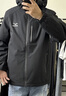 美津浓（MIZUNO）户外夹克男连帽梭织透气情侣锋衣加绒加厚加棉外套男上衣 实拍图