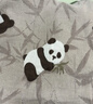 洁丽雅（Grace）纯棉枕巾A类全棉三层防脱落枕头巾枕芯盖巾 熊猫绑带款52*78cm 实拍图